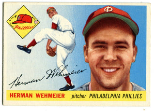 Herman Wehmeier 1955 Topps #29 Card