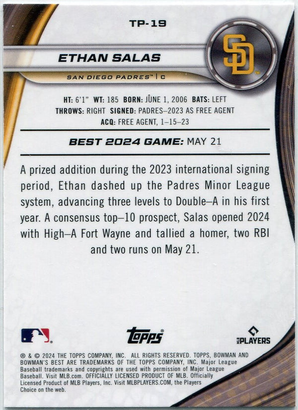 Ethan Salas 2024 Bowman's Best RC #TP-19