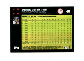 Derek Jeter 2007 Topps New York Yankees #40 Card