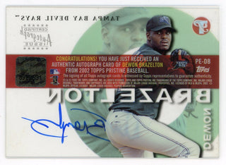 Dewon Brazelton 2002 Topps Autograph Pristine Baseball #PE-DB