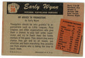 Early Wynn 1955 Color TV Card #38