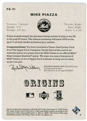 Mike Piazza 2005 Upper Deck Origins Patch Relic #PB-PI