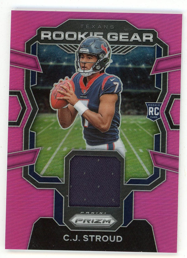 CJ Stroud 2023 Panini Prizm Rookie Gear Patch Relic Rookie Card #RG-CJS
