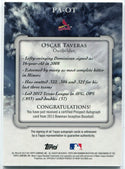 Oscar Taveras 2013 Bowman Inception Autographed Card #PA-OT