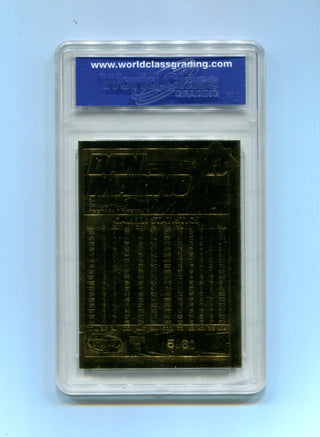 Dan Marino 2000 WCG 23 Karat Gold Limited Edition #13 Card