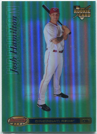 Josh Hamilton 2007 Bowman's Best Green Refractor RC #69 29/249