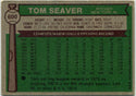 Tom Seaver 1976 Topps Card #600