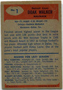 Doak Walker 1955 Bowman Card #1
