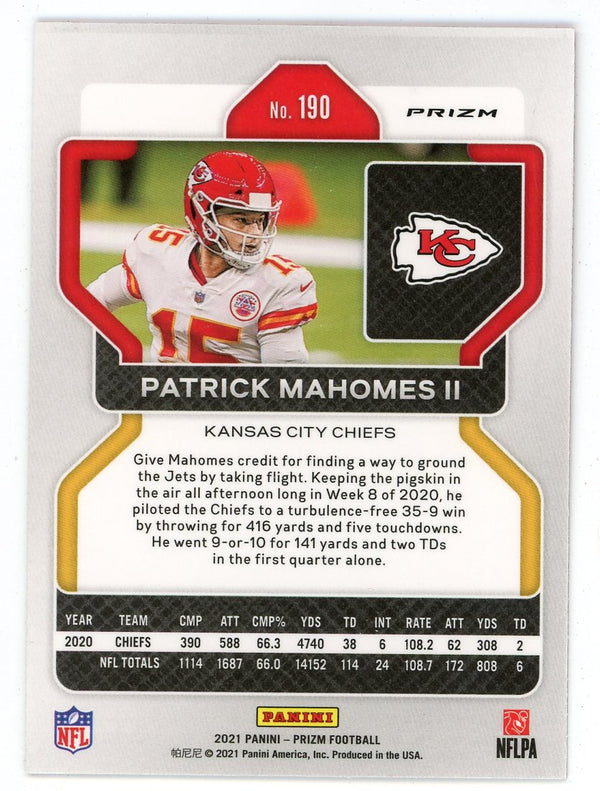Patrick Mahomes II 2021 Panini Prizm #190