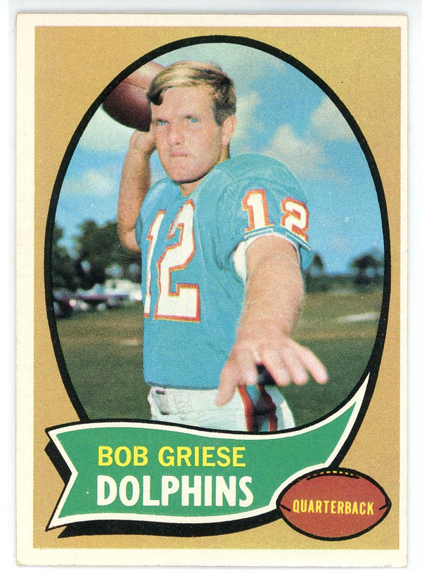 Bob Griese 1970 Topps Card #10