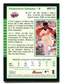 Francisco Liriano 2005 Bowman Game Worn Jersey Patch #BDP121 Card