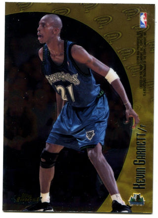 Kevin Garnett 1998 Topps Finest Kevin Garnett/Stephon Marbury Card #M110