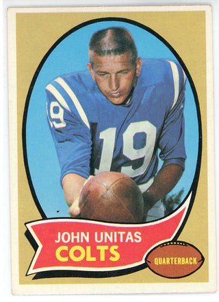 John Unitas 1970 Topps Card #180