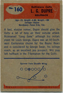 Louis Dupre 1955 Bowman RC #160