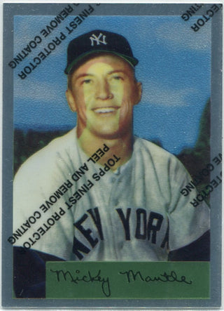 Mickey Mantle 1996 Topps Mickey Mantle Commemorative Set W/Coating Card #4
