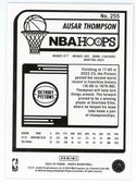 Ausar Thompson 2023-24 Panini Hoops Rookie Card #255