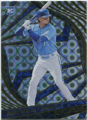 Bobby Witt Jr 2022 Panini Chronicles Revolution Groove Parallel RC #92