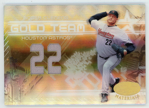Roger Clemens 2005 Leaf Certified Gold Team Patch Relic #GT-22