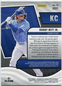 Bobby Witt Jr 2022 Panini Chronicles Revolution Groove Parallel RC #92