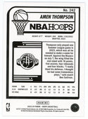 Amen Thompson 2023-24 Panini Hoops Rookie Card #242