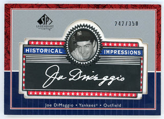 Joe DiMaggio 2003 Upper Deck Historical Impressions Patch #L-JD