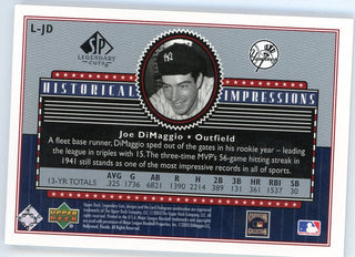 Joe DiMaggio 2003 Upper Deck Historical Impressions Patch #L-JD