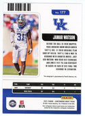 Jamar Watson Autographed 2021 Panini Contenders Draft Picks Rookie Card #177