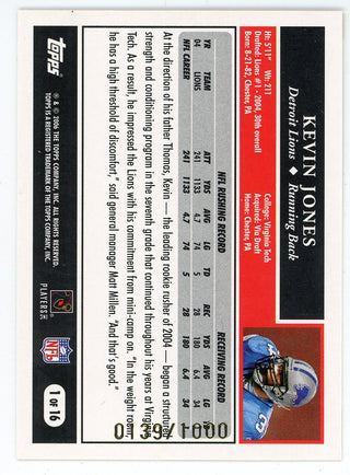 Kevin Jones 2006 Topps XL Super Bowl Card