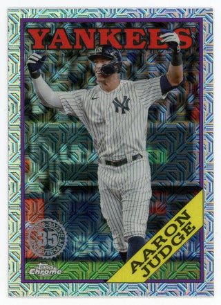 Aaron Judge 2017 Topps Chrome 30th Anniversary Gold #87T-8 Card