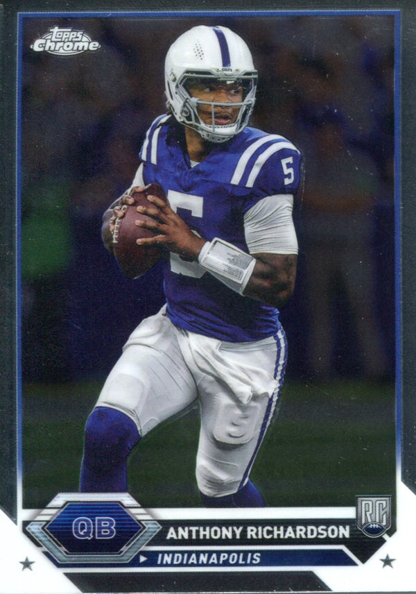 Anthony Richardson 2024 Topps Chrome Rookie Card