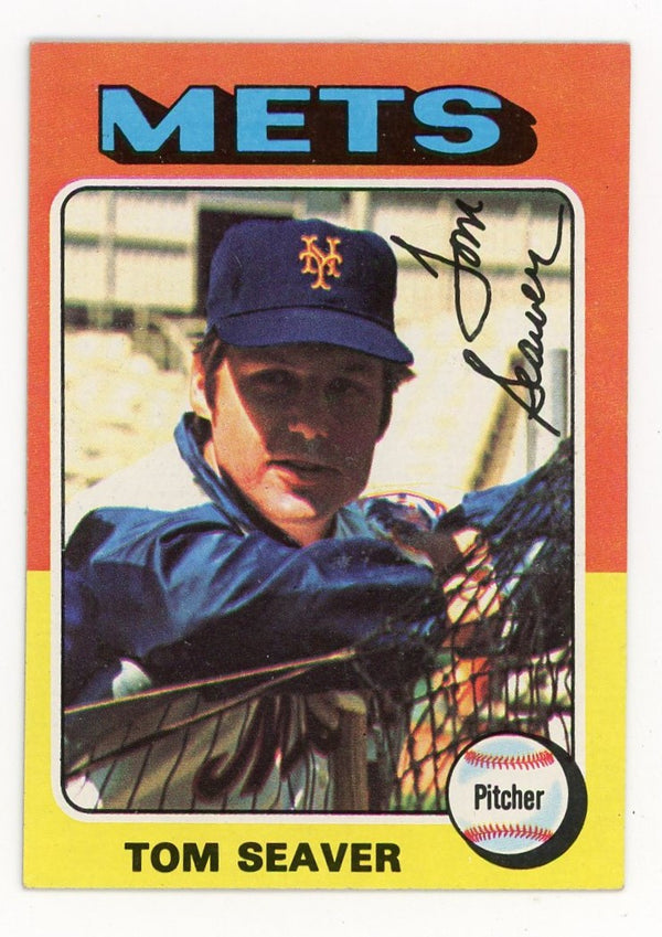 Tom Seaver 1975 Topps Mini #370 Card