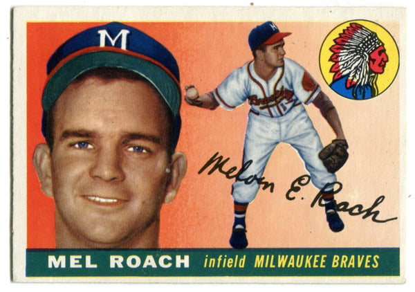 Mel Roach 1955 Topps #117 Card