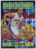 Vince Carter 2002 - 2003 Topps Chrome Coast To Coast Refractor Card #CC6