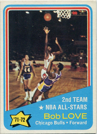 Bob Love 1972 - 1973 Topps 2nd Team All-Star Card #166