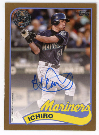 Ichiro 2024 Topps Autographed Card #89BA-I