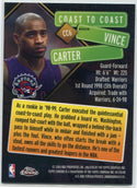 Vince Carter 2002 - 2003 Topps Chrome Coast To Coast Refractor Card #CC6