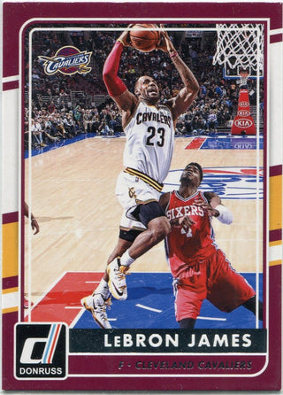 LeBron James 2015 - 2016 Panini Donruss Card #144