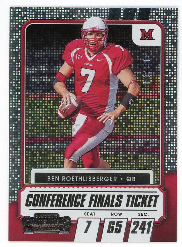 Ben Rothlisberger 2021 Panini Contenders Draft Picks #12