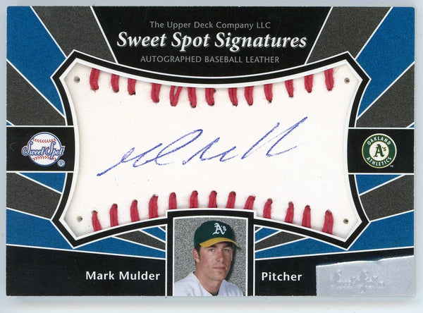 Mark Mulder Autographed 2004 Upper Deck Sweet Spot Signatures Ball Relic #SS-MU