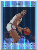 Oscar Robertson 2007 - 2008 Topps Chrome Refractor Card #79 396/999