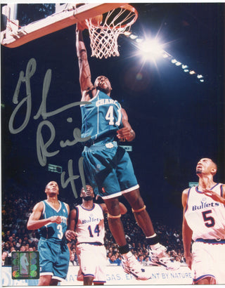 Glen Rice Autographed 8x10 Basketball Photo