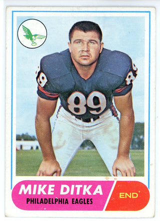 Mike Ditka 1968 Topps Card #162