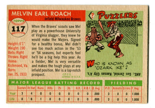 Mel Roach 1955 Topps #117 Card