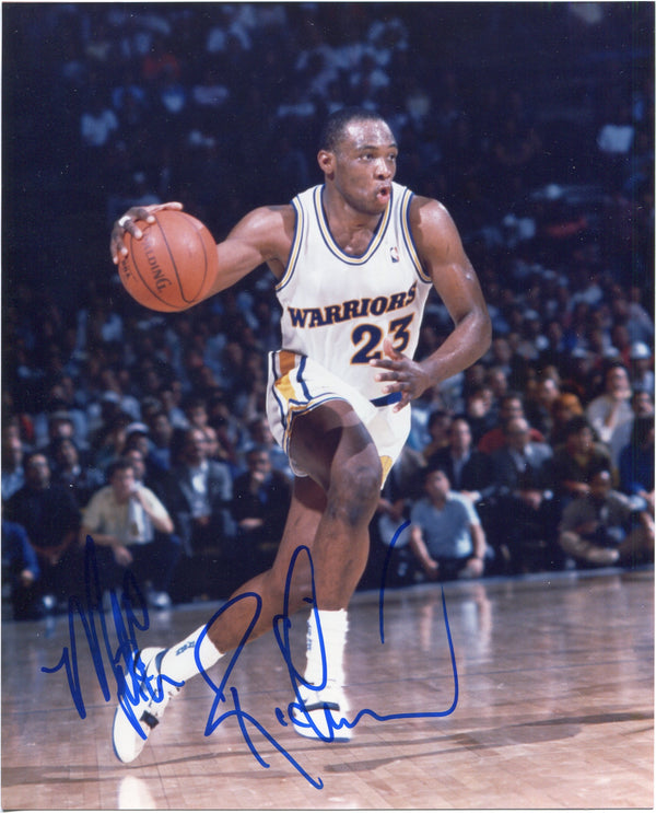 Mitch Richmond Autographed 8x10 Basketball Photo