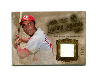 Tony Perez 2005 Upper Deck Gold Lasting Legends #LL-TP 58/75 Card
