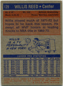 Willis Reed 1972 - 1973 Topps Card #129