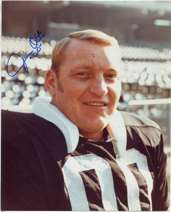 Jim Otto Autographed 8x10 Football Photo