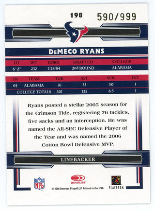 Demeco Ryans 2006 Donruss Thread #198