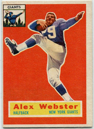 Alex Webster 1956 Topps Card #5