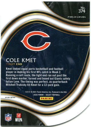 Cole Kmet Panini Select Rookie 2020
